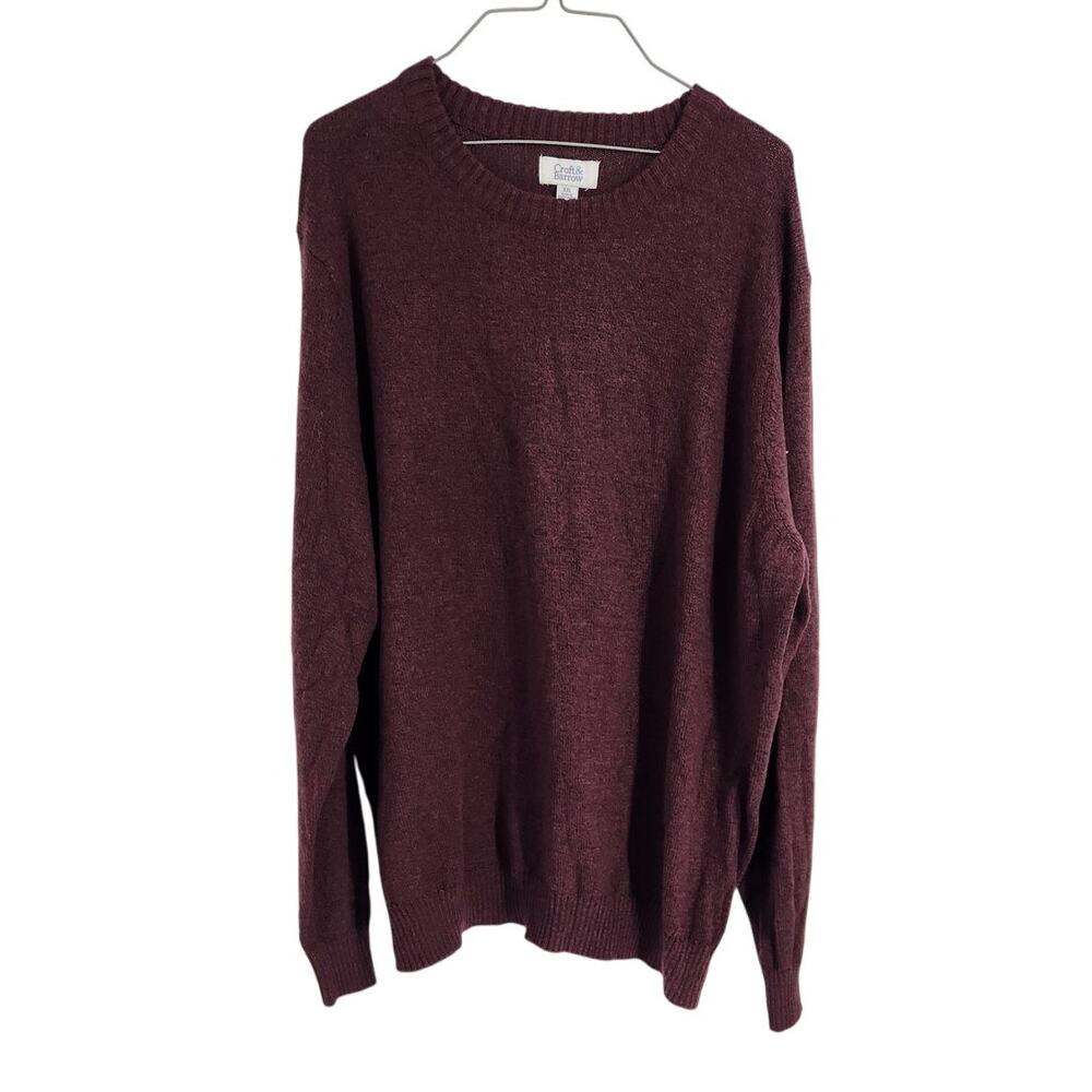 Croft & Barrow Long Sleeve Maroon Sweater Womens Size XXL *NWT